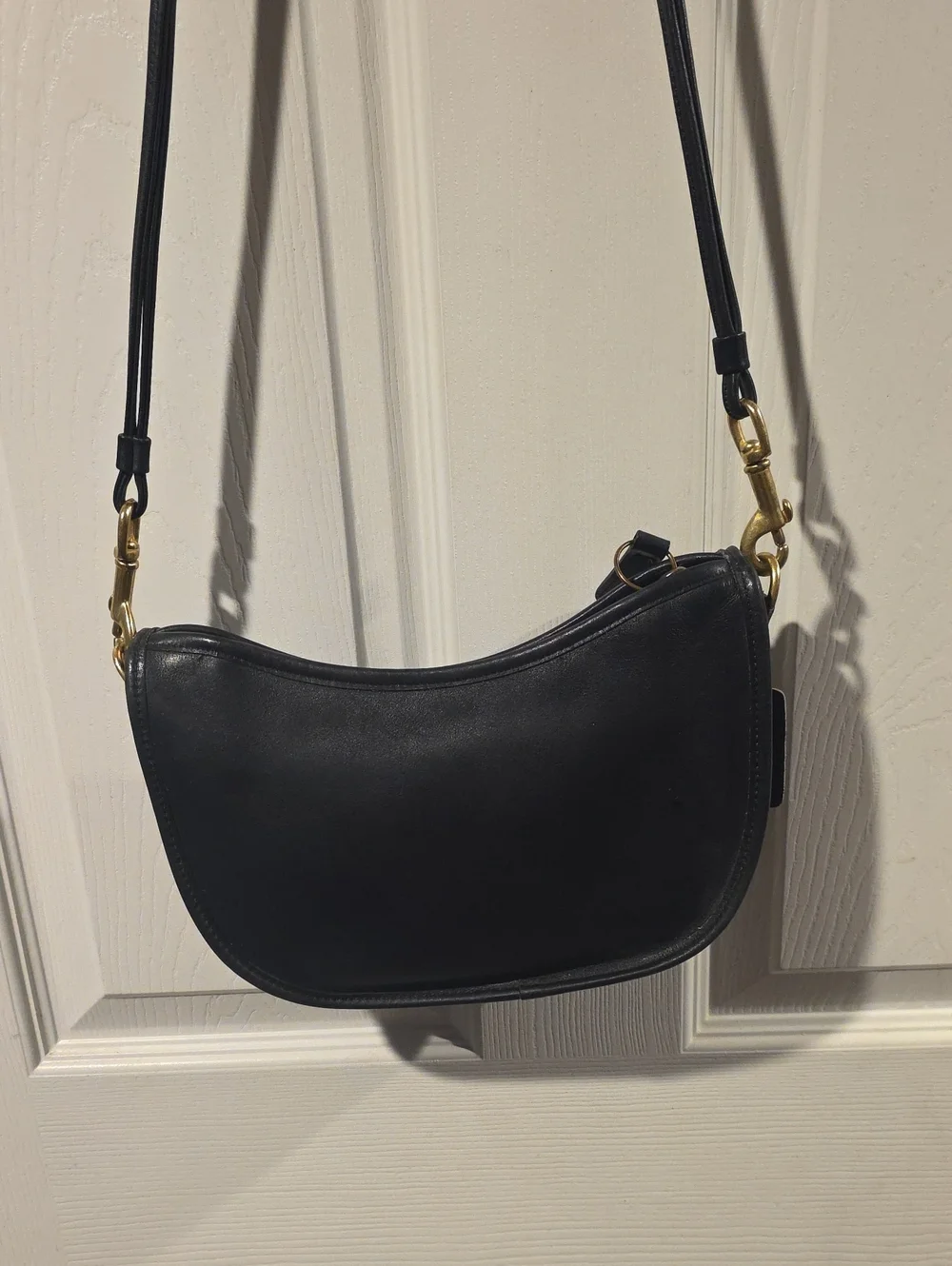 Coach vintage Swinger bag, classic half-moon shape and Double Strap - Picture 1 of 10